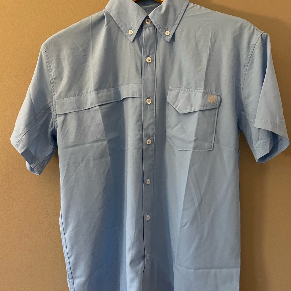 Mens Huk Short Sleeve button down